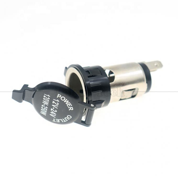 12v 24v Αδιάβροχο διαχωριστικό αυτοκινητοκινητήρα αναπτήρα τσιγάρο θηλυκό πρίζα φορτιστή ηλεκτρικής ενέργειας προσαρμοστή για μοτοσυκλέτα 0