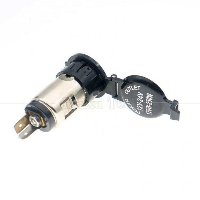 12v 24v Αδιάβροχο διαχωριστικό αυτοκινητοκινητήρα αναπτήρα τσιγάρο θηλυκό πρίζα φορτιστή ηλεκτρικής ενέργειας προσαρμοστή για μοτοσυκλέτα 3