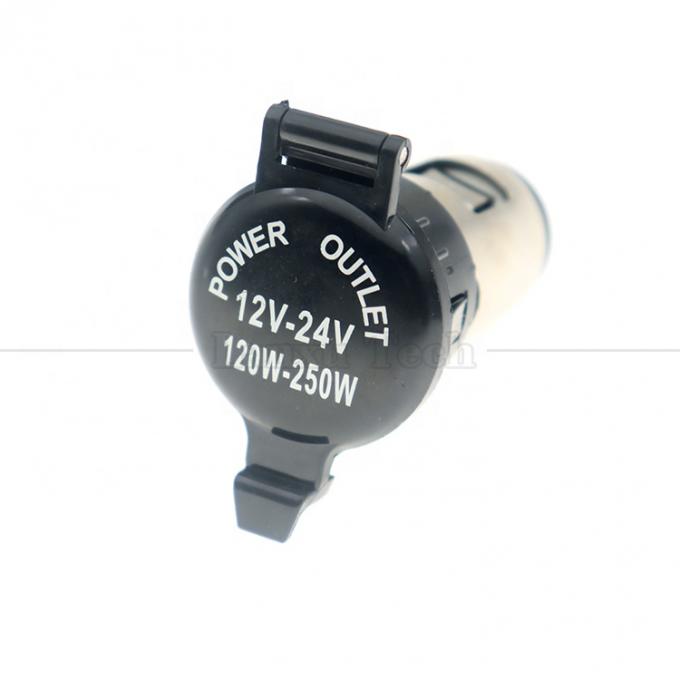 12v 24v Αδιάβροχο διαχωριστικό αυτοκινητοκινητήρα αναπτήρα τσιγάρο θηλυκό πρίζα φορτιστή ηλεκτρικής ενέργειας προσαρμοστή για μοτοσυκλέτα 1
