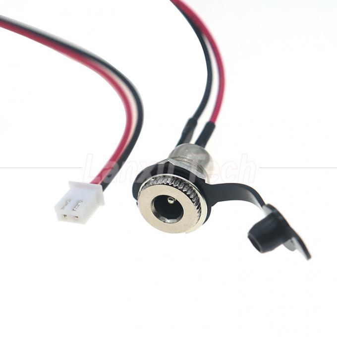 Αδιάβροχη DC θηλυκή πρίζα 5.5x2.1mm 5.5x2.5mm Jack DC099 έως XH2.54 PH SH VH καλώδιο συνδέσμου με κάλυμμα 1