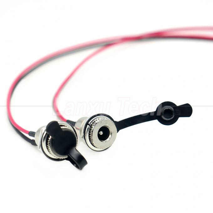Αδιάβροχη DC θηλυκή πρίζα 5.5x2.1mm 5.5x2.5mm Jack DC099 έως XH2.54 PH SH VH καλώδιο συνδέσμου με κάλυμμα 2