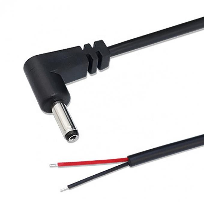 90 μοίρες δεξιά γωνία DC Jack 5.5x2.1mm 5.5x2.5mm 1.35x3.5mm για να ανοίξει το καλώδιο Pigtail 2