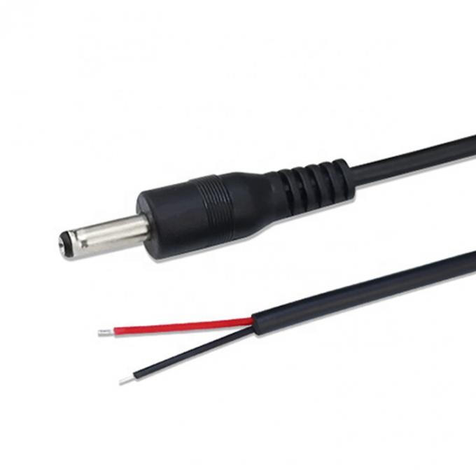 90 μοίρες δεξιά γωνία DC Jack 5.5x2.1mm 5.5x2.5mm 1.35x3.5mm για να ανοίξει το καλώδιο Pigtail 3