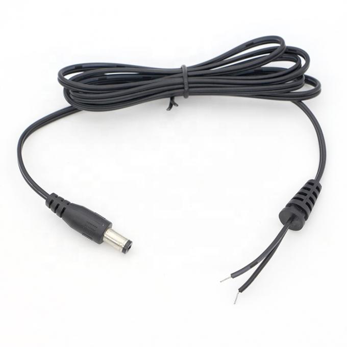 DC Input Barrel Jack 2.1x5.5mm αρσενικό θηλυκό για να ανοίξει Pigtail DC καλώδιο ηλεκτρικής ενέργειας 1