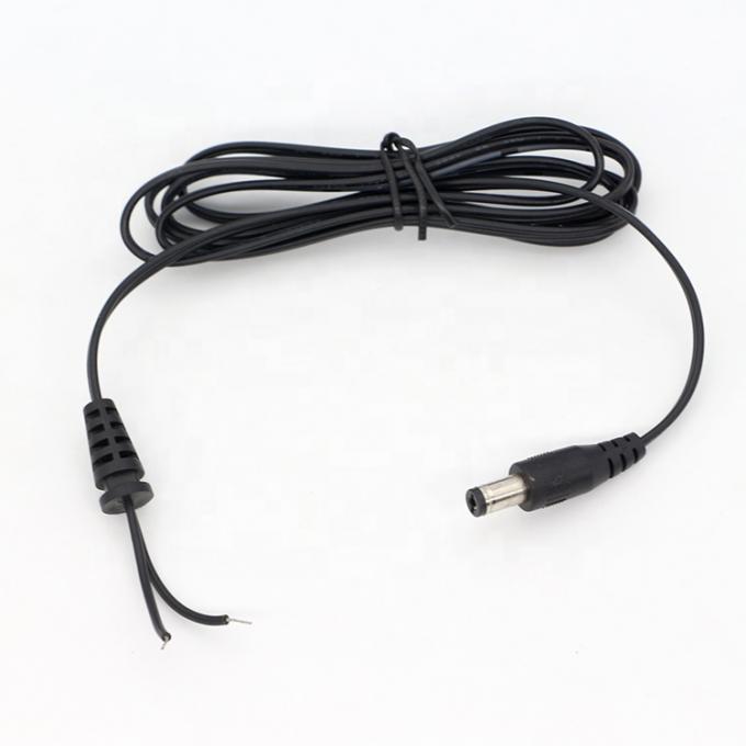 DC Input Barrel Jack 2.1x5.5mm αρσενικό θηλυκό για να ανοίξει Pigtail DC καλώδιο ηλεκτρικής ενέργειας 5