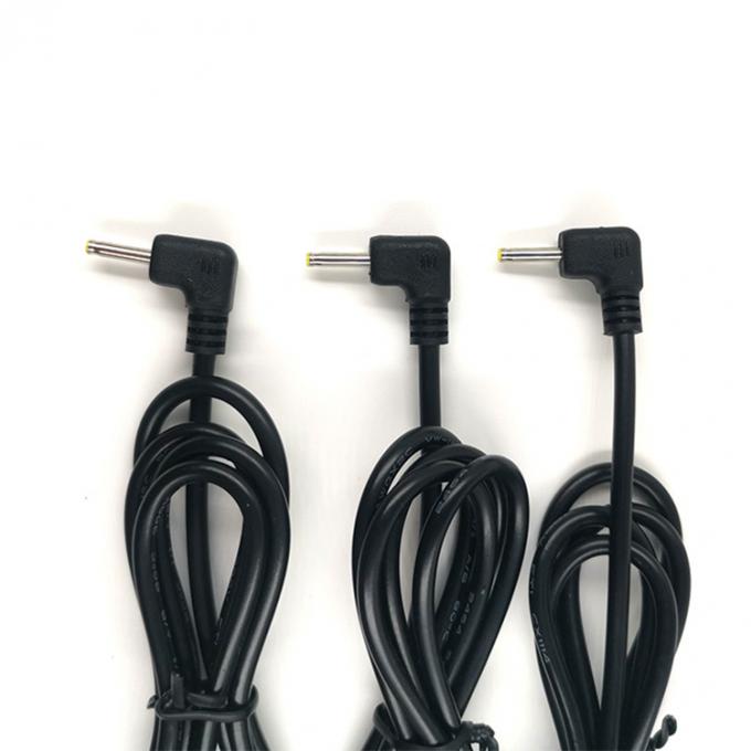 Προσαρμοσμένο 90 βαθμών γωνία DC βαρέλι Jack 2.5x0.7mm για να απογυμνωθεί καλωδιωμένο γυμνό καλώδιο 4