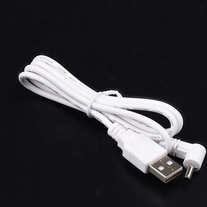 Προσαρμοσμένη γωνία 90 μοίρες 1m USB σε DC αρσενικό 3.5x1.35mm καλώδιο επέκτασης ρεύματος 1