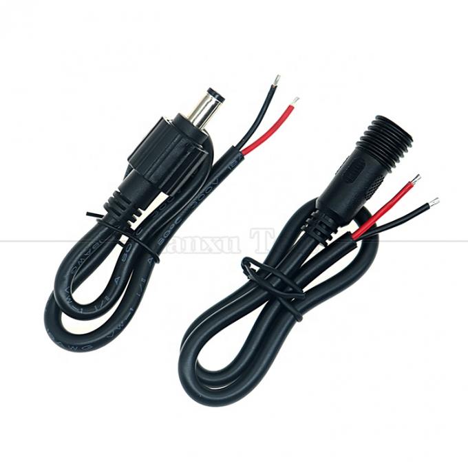 IP67 Αδιάβροχο αρσενικό θηλυκό 5.5x2.1mm 5.5x2.5mm 3.5x1.35mm Jack DC Power Extension Cable 0