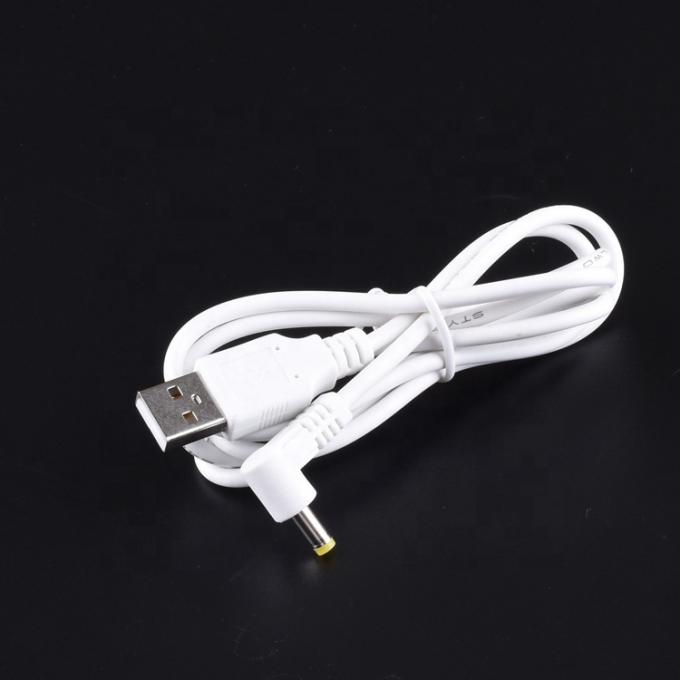 90 μοίρες γωνία σχήμα L 1m USB σε DC αρσενικό καλώδιο φόρτισης επέκτασης 4.0x1.7mm 1