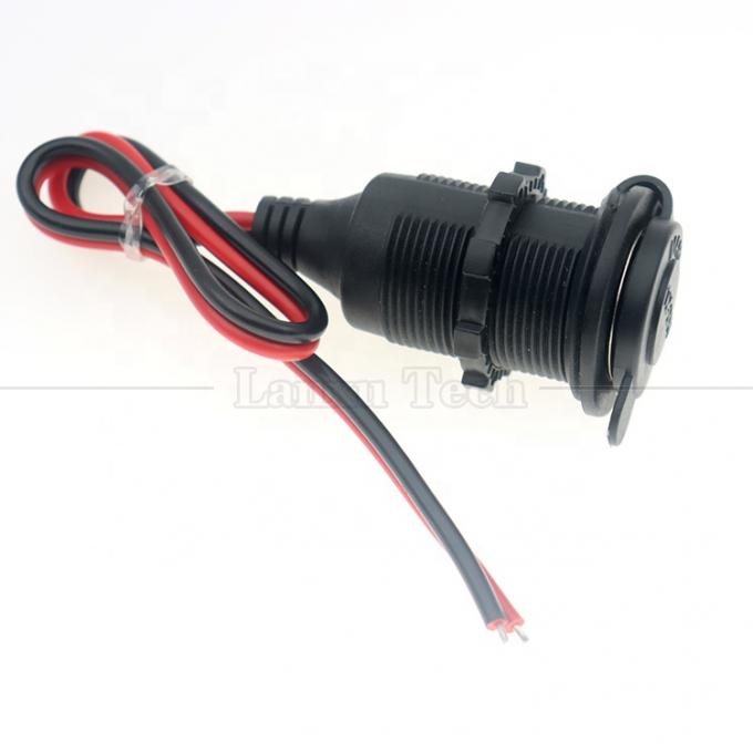 Αδιάβροχο 12V 24V 16AWG DC Καμινοφωτιστικό Αυτοκινήτου Γυναικεία Συσκευή Συναρμολογητή Δυναμικού Προσαρμοστή Καλώδιο επέκτασης 3