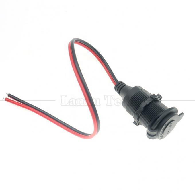 Αδιάβροχο 12V 24V 16AWG DC Καμινοφωτιστικό Αυτοκινήτου Γυναικεία Συσκευή Συναρμολογητή Δυναμικού Προσαρμοστή Καλώδιο επέκτασης 5