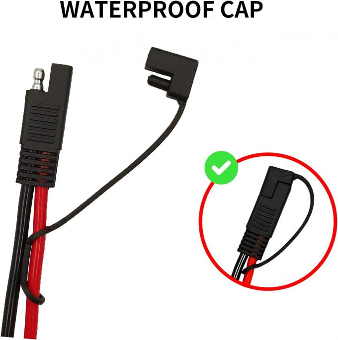 10AWG SAE σε ηλιακό πάνελ προσαρμογέα καλώδιο επέκτασης RV Ηλιακό πάνελ σύνδεσμος καλώδιο για RV Καραβάνι Ηλιακά πάνελ μπαταρία φόρτιση 4