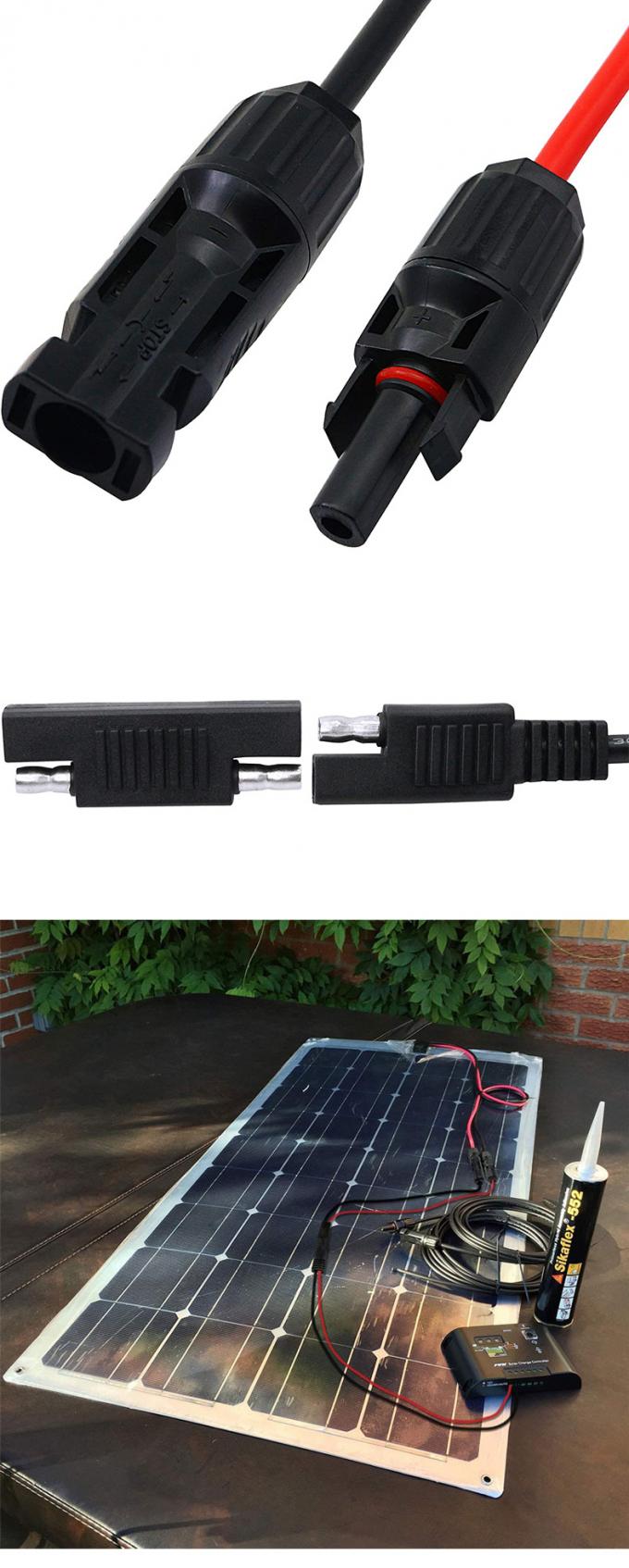 10AWG SAE σε ηλιακό πάνελ προσαρμογέα καλώδιο επέκτασης RV Ηλιακό πάνελ σύνδεσμος καλώδιο για RV Καραβάνι Ηλιακά πάνελ μπαταρία φόρτιση 6