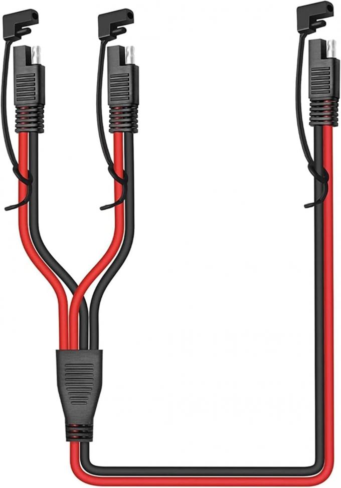 14AWG SAE DC Power Automotive Connector Cable Y Splitter 1 έως 2 SAE Extension Cable για RV Caravan Ηλιακά πάνελ Φορτίο μπαταρίας 1