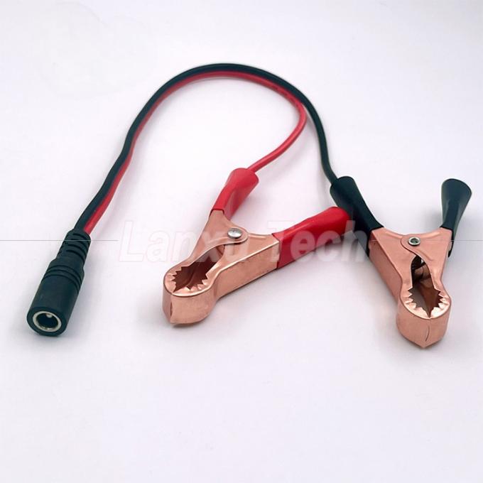 Άντρας Γυναίκα DC Jack Plug 5.5x2.1mm για Alligator Clips Φορτιστή αυτοκινήτου καλώδιο τροφοδοσίας ρεύματος 0