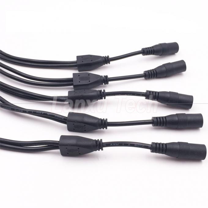 DC αρσενικό θηλυκό 5.5x2.1mm Jack Splitter καλώδιο επέκτασης ισχύος για κάμερα CCTV LED Light 2