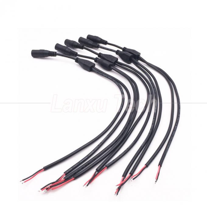 DC αρσενικό θηλυκό 5.5x2.1mm Jack Splitter καλώδιο επέκτασης ισχύος για κάμερα CCTV LED Light 3