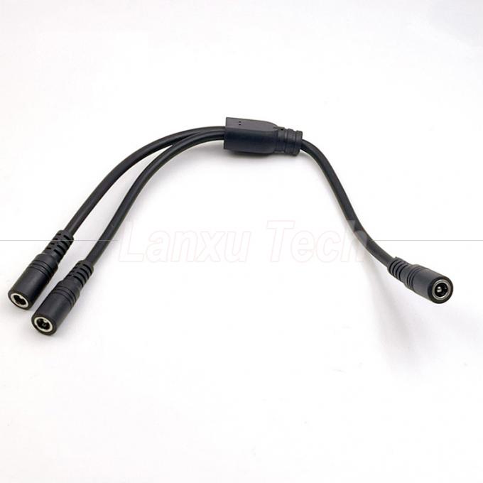 1 θηλυκό σε 2 οδούς θηλυκό DC 5.5x2.1mm Splitter Power Extension Cable για κάμερα ασφαλείας CCTV LED Strip Light 4