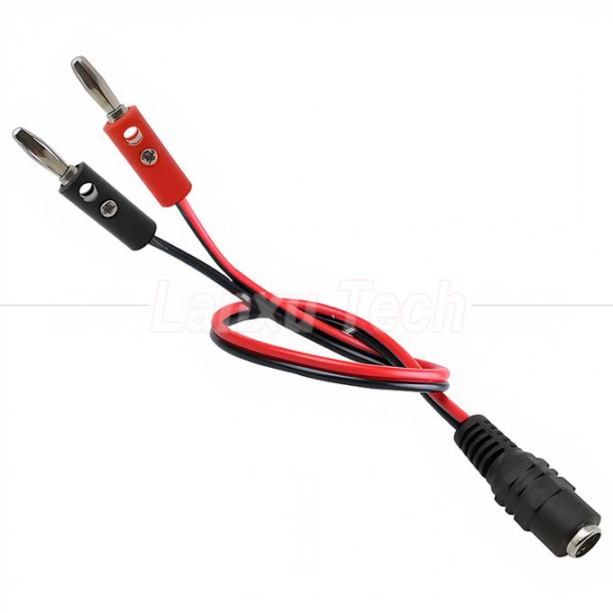 12v DC 5.5mm X 2.1mm Άντρας βαρέλι Jack για 4mm μπανάνα Plugs Δοκιμή οδηγεί καλώδιο ρεύματος 3