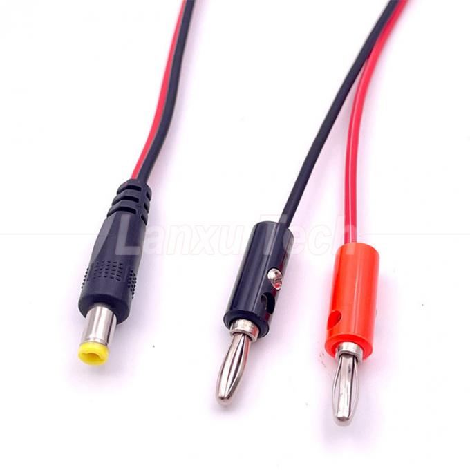 12v DC 5.5mm X 2.1mm Άντρας βαρέλι Jack για 4mm μπανάνα Plugs Δοκιμή οδηγεί καλώδιο ρεύματος 5