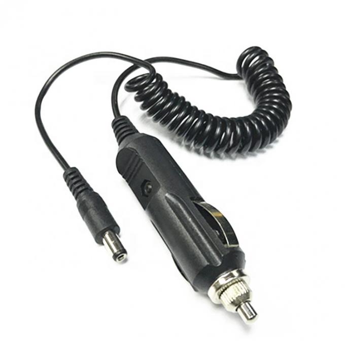 12V Spring Coiled Car DC Jack 5.5x2.1mm Καλώδιο επέκτασης αναπτήρα τσιγάρων 4