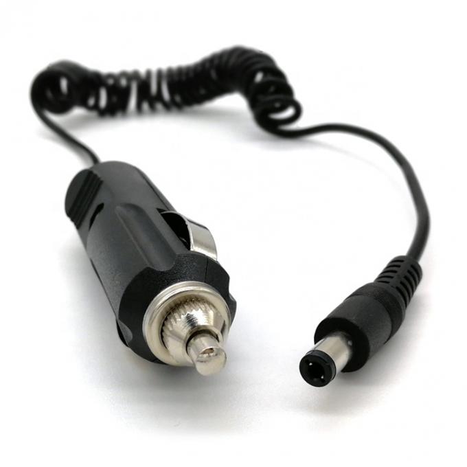 12V Spring Coiled Car DC Jack 5.5x2.1mm Καλώδιο επέκτασης αναπτήρα τσιγάρων 1