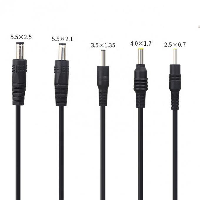 Προσαρμογή USB σε DC 2.1x5.5mm 2.5x5.5mm 1.35x3.5mm 2.5x0.7mm 4.0x1.7mm Καλώδιο ρεύματος 3