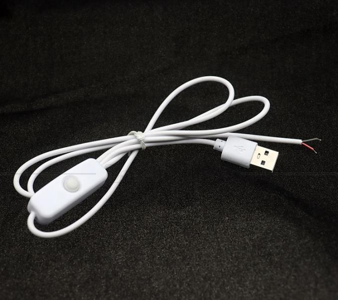 Υψηλής ποιότητας 5V USB για να ανοίξετε καλώδια από κονσέρβα ON OFF 501 Push Switch Button Power Extension Cable for Christmas Led Light Strip Lamp 4