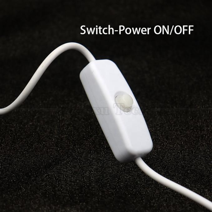 Υψηλής ποιότητας 5V USB για να ανοίξετε καλώδια από κονσέρβα ON OFF 501 Push Switch Button Power Extension Cable for Christmas Led Light Strip Lamp 2