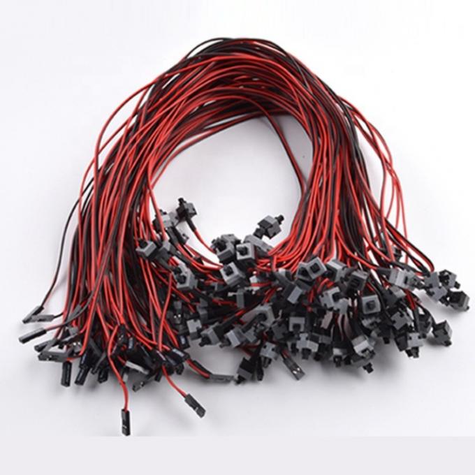 2 Pin SW PC Κεφάλαιο Μητρική Πίνακα Swith on off Computer Reset Power ATX καλώδιο 0