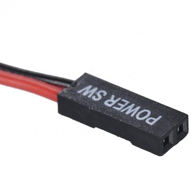 2 Pin SW PC Κεφάλαιο Μητρική Πίνακα Swith on off Computer Reset Power ATX καλώδιο 3