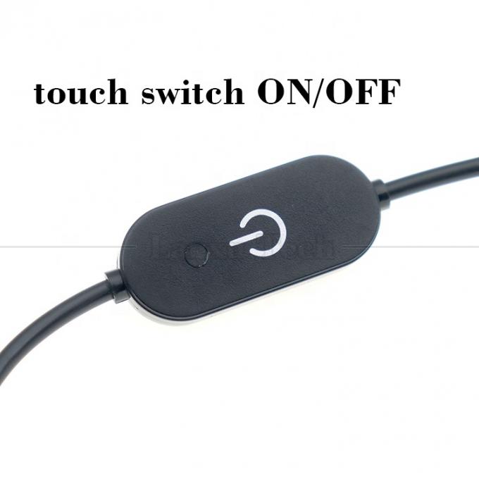 12V αρσενικό προς θηλυκό 5.5x2.1 βαρέλι Jack DC Power Led Dimmer Switch Cable για φως LED 1