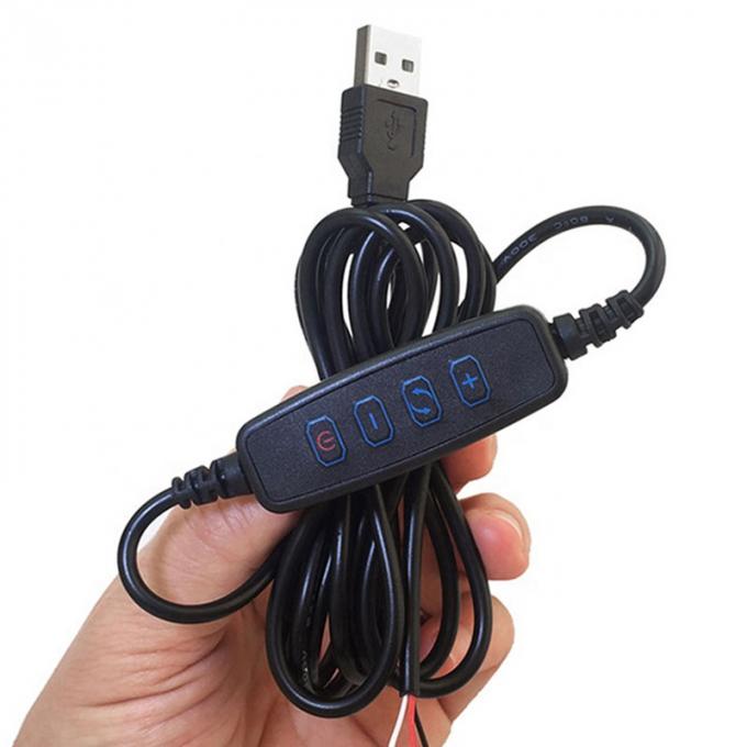 5V Power Dimming Switch Dimmer USB καλώδιο φορτιστή για Led Strip 0