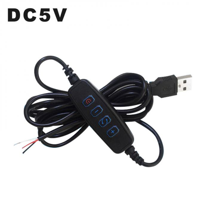 5V Power Dimming Switch Dimmer USB καλώδιο φορτιστή για Led Strip 1