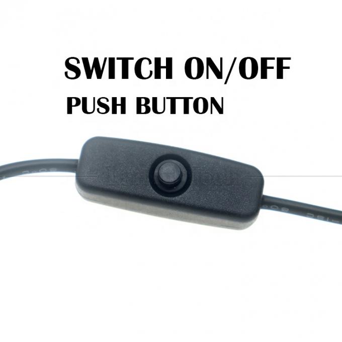 12V Led Strip Light Power on off Switch USB Connector to Open Wire Converter Καλώδιο φόρτισης 3