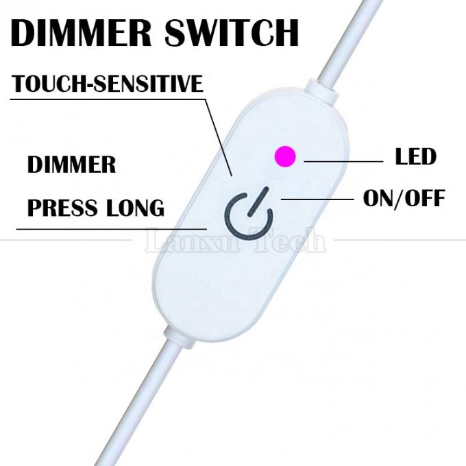 5V 1m on off Switch Controller USB για να ανοίξετε καλώδια End Cable Touch Dimmer για 3w 5w Led Strip Light Lamp 3