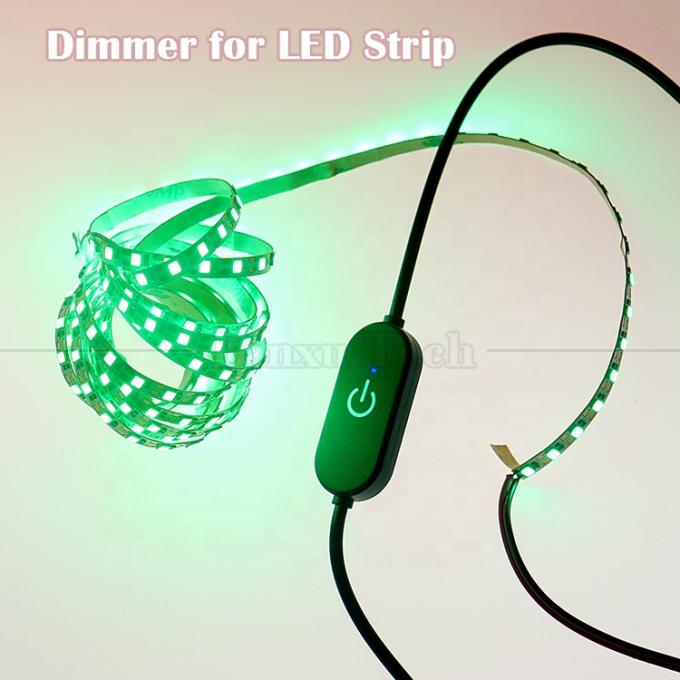 5v Touch Switch αρσενικό προς θηλυκό USB on off Cable Stepless Controller Dimmer για Led Strip Bar Lamp 4
