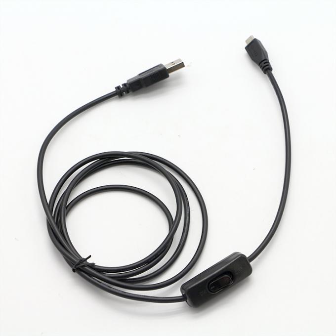 Υψηλής ποιότητας καλώδιο επέκτασης 1M ON OFF Micro B σε USB A με διακόπτη για λαμπτήρα LED 6
