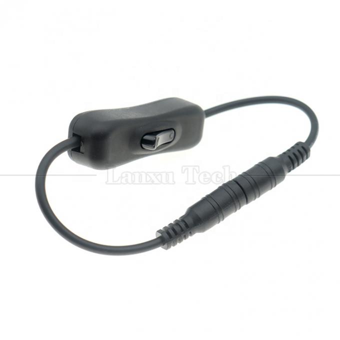 12V 24V αρσενικό προς θηλυκό 5.5x2.1mm DC Jack on off 304 καλώδιο διακόπτη για λαμπτήρα LED 5