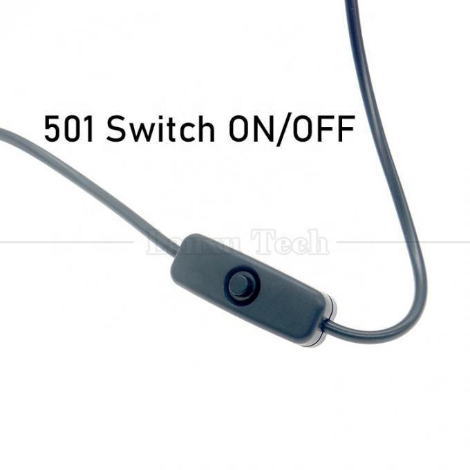 USB σε 9V 12V DC 5.5x2.1mm Jack φορτιστή ηλεκτρικής ενέργειας ON OFF καλώδιο διακόπτη για δρομολογητή ανεμιστήρα LED ομιλητής 2