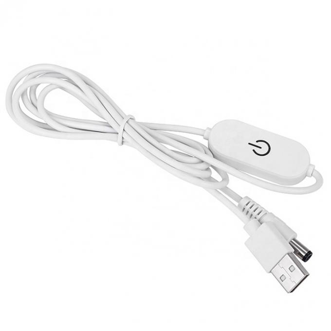 5V 2A USB TO dc 5.5*2.1mm ρυθμιζόμενος διακόπτης με τηλεχειριζόμενο καλώδιο LED 0