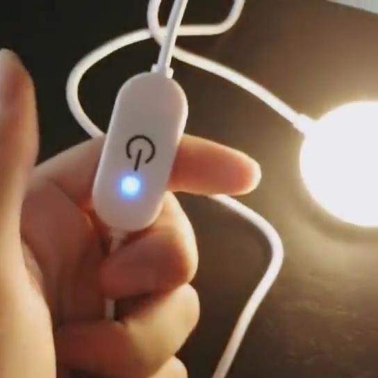 5V 2A USB TO dc 5.5*2.1mm ρυθμιζόμενος διακόπτης με τηλεχειριζόμενο καλώδιο LED 5