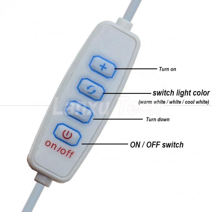 5V έξοδος Stepless Dimming ON OFF Switch USB καλώδιο σκούρωσης για λαμπτήρα LED 1