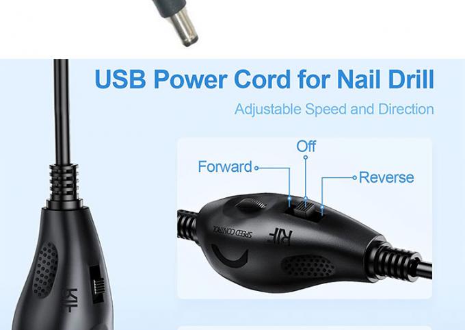 5V USB σε DC 5.5x2.1mm 12V Έκδοση Διαφάνεια Ελέγχου Ρυθμίσιμο Dimmer on off Καλώδιο διακόπτη για λάμπα λάμπας LED 2