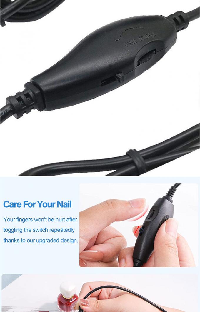 5V USB σε DC 5.5x2.1mm 12V Έκδοση Διαφάνεια Ελέγχου Ρυθμίσιμο Dimmer on off Καλώδιο διακόπτη για λάμπα λάμπας LED 5