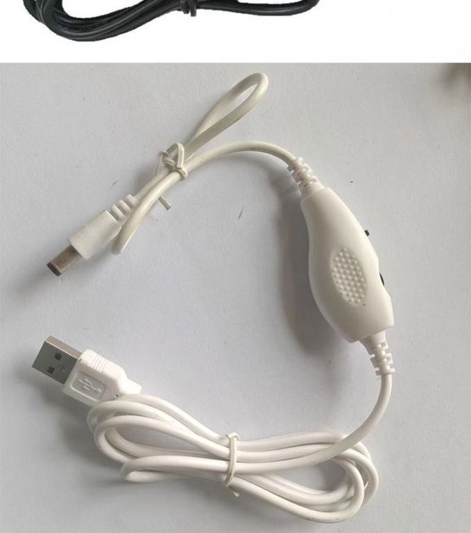 5V USB σε DC 5.5x2.1mm 12V Έκδοση Διαφάνεια Ελέγχου Ρυθμίσιμο Dimmer on off Καλώδιο διακόπτη για λάμπα λάμπας LED 7