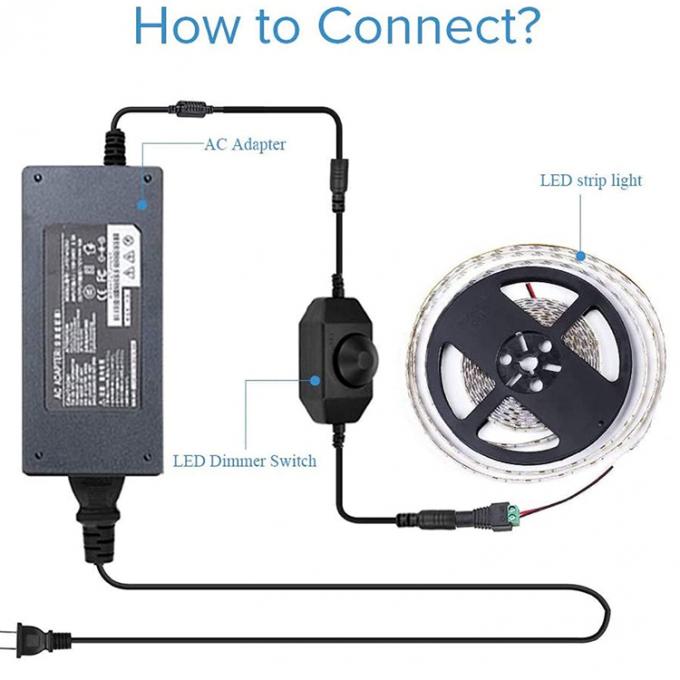 12V 24V Led Table Lamp Strip Rope Lights Άντρας προς Γυναίκα Led Dimmer Switch Απομακρυσμένος ελεγκτής 8