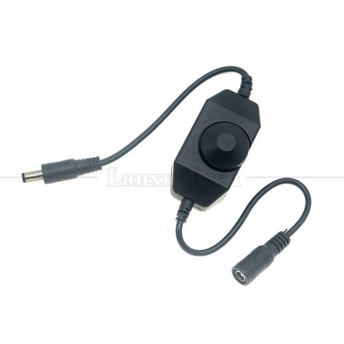 Πιστοποιητικό CE 12V 24V αρσενικό προς θηλυκό DC Power ON OFF Switch Controller LED Dimmer για λαμπτήρα 1