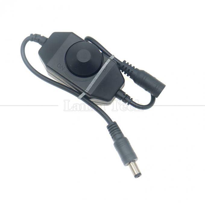 Πιστοποιητικό CE 12V 24V αρσενικό προς θηλυκό DC Power ON OFF Switch Controller LED Dimmer για λαμπτήρα 5