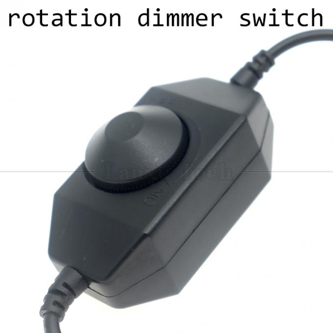 Πιστοποιητικό CE 12V 24V αρσενικό προς θηλυκό DC Power ON OFF Switch Controller LED Dimmer για λαμπτήρα 3